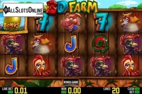 Bonusgame win. 3D Farm HD from World Match