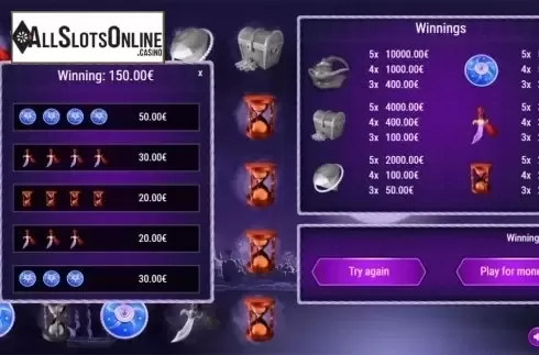 Win screen. Arabeska from SuperlottoTV