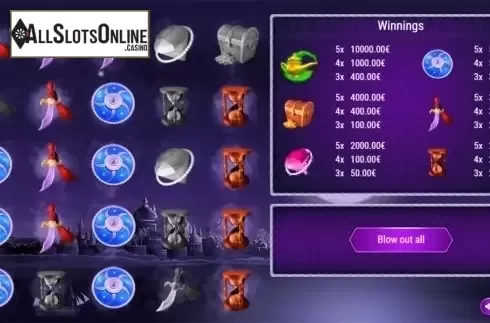 Game workflow 2. Arabeska from SuperlottoTV