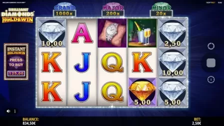 Brilliant Diamonds: Hold & Win slot screenshot 4
