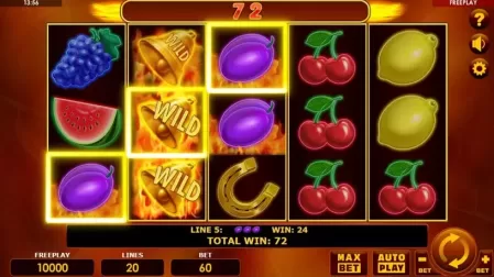 Burning Bells 20 slot screenshot 3