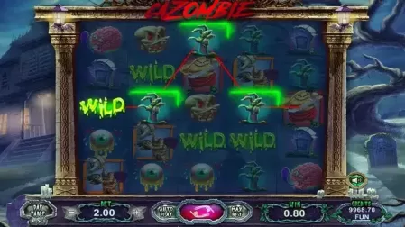 Cazombie slot screenshot 4
