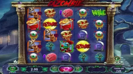 Cazombie slot screenshot 1