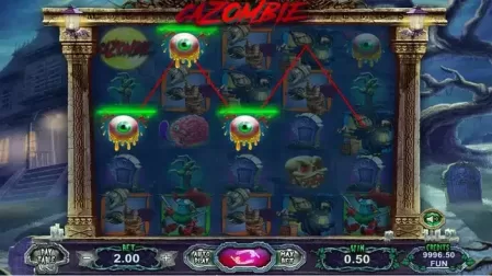 Cazombie slot screenshot 2
