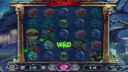Cazombie slot screenshot 3