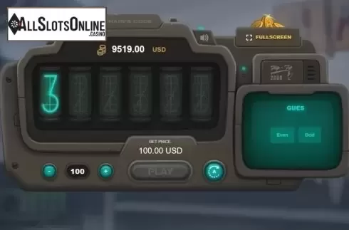 Game Screen. Chain's Code from TrueLab Games