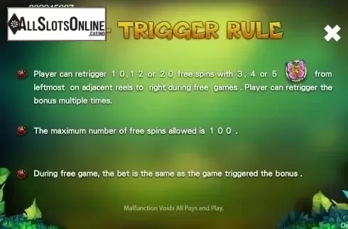 Re-trigger. Chameleon from CQ9Gaming