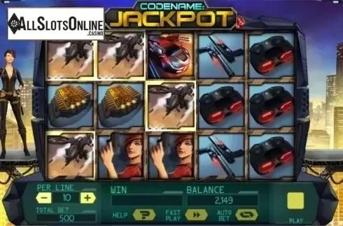 Screen 5. Code Name: Jackpot from Spinomenal