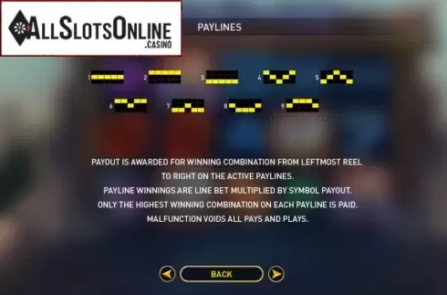 Paylines. Dino Age from GamePlay