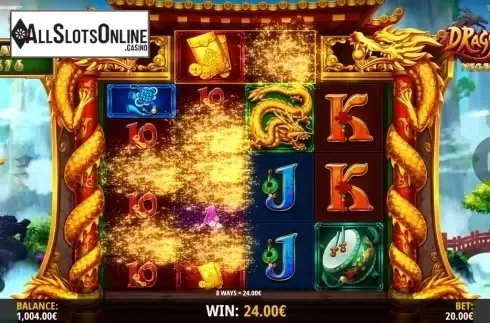 Win Screen. Dragon Match Megaways from iSoftBet