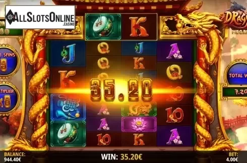 Win Screen 2. Dragon Match Megaways from iSoftBet