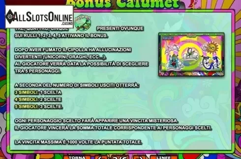 Game Features screen