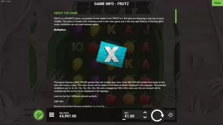 FRUTZ slot screenshot 5