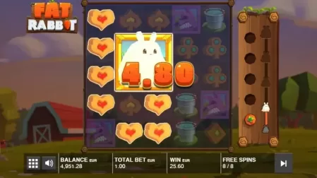Fat Rabbit slot screenshot 4