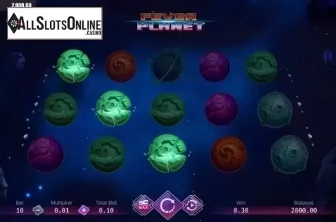 Win Screen 1. Fever Planet from Dream Tech