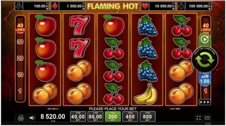 Flaming Hot slot screenshot 1
