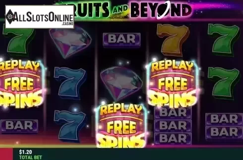 Free Spin Win Screen
