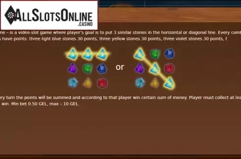 Rules. Gem Stones (Smartsoft Gaming) from Smartsoft Gaming