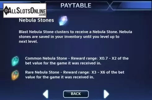 Paytable 2. Gems Odyssey from Skillzzgaming