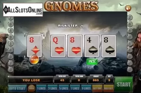 Gamble game 2. Gnomes from GameX