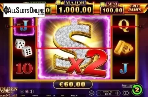 Free Spin Reels 2. Golden Dollars Golden Cash from Ainsworth