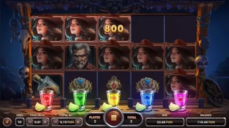 Golden Skulls slot screenshot 2