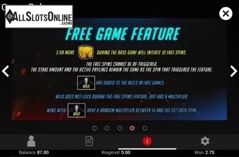 Free Spins. Heroes Never Die from TOP TREND GAMING