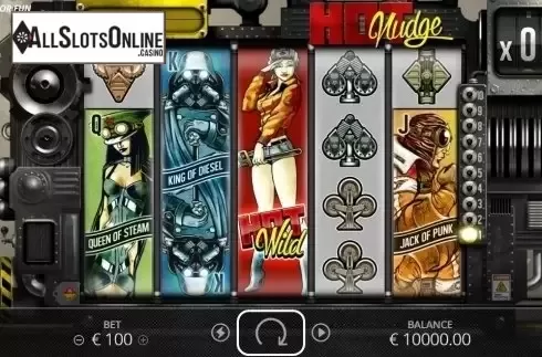 Game Workflow screen . Hot Nudge from Nolimit City