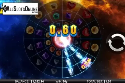 Win Screen 2. Hypernova Radial Reels from Reel Play