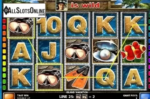 Screen 3. Island Vacation from Casino Technology