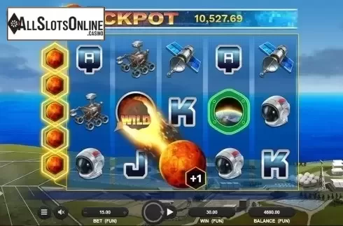 Scatter win screen. Journey to Mars from Relax Gaming