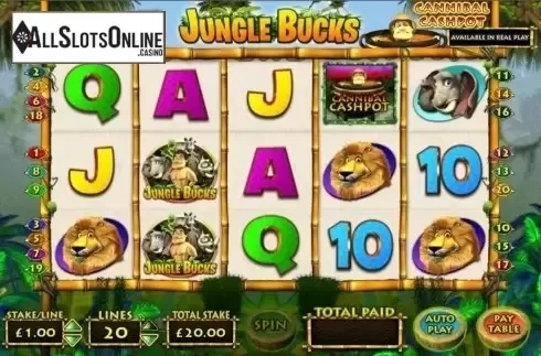 Screen4. Jungle Bucks from OpenBet