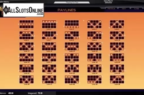 Paylines. Kat Lee Bounty Hunter from Amaya