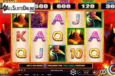 Reel Screen. Krakatoa Lucky Break from Ainsworth