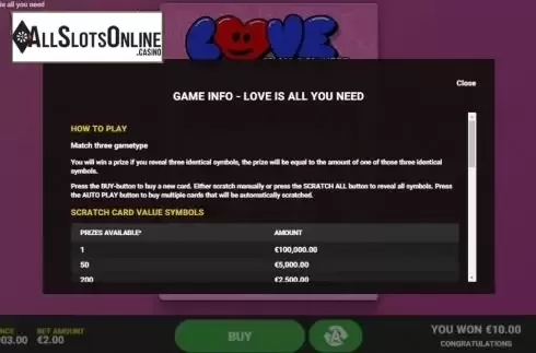 Game rules 1