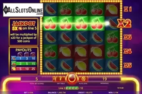 Screen 1. Lucky3 from iSoftBet