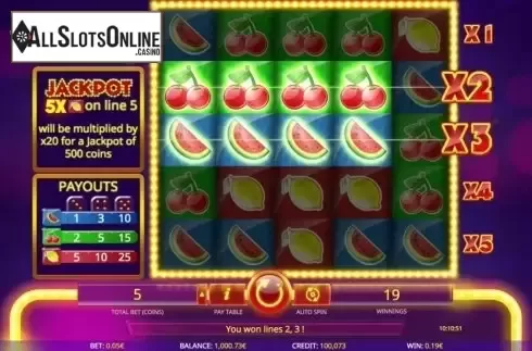Screen 2. Lucky3 from iSoftBet