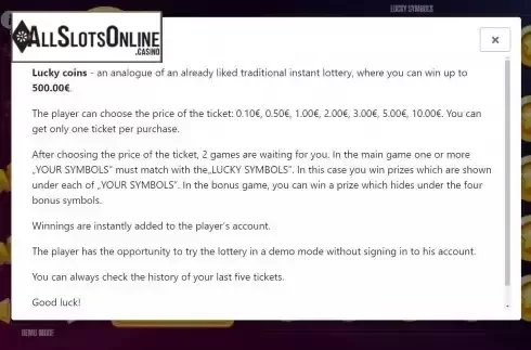 Rules Screen