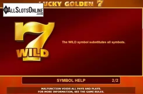 Game Features screen