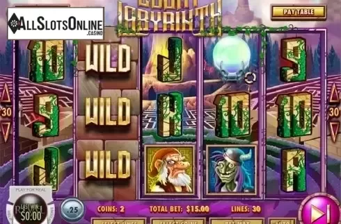 Expanding wild screen. Lucky Labyrinth from Rival Gaming