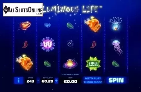 Reel Screen. Luminous Life from Playtech
