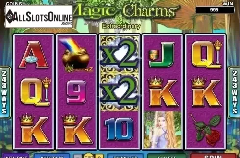 Screen 1. Magic Charms from Microgaming