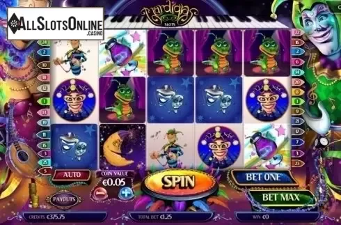 Game Workflow screen . Mardi Gras from BetConstruct