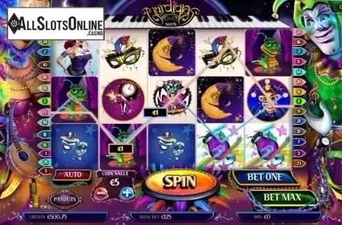 Win Screen . Mardi Gras from BetConstruct