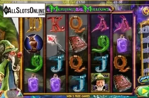 Screen 1. Merlins Millions Superbet HQ from NextGen