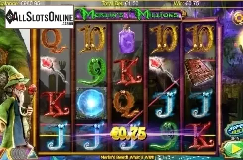 Screen 2. Merlins Millions Superbet HQ from NextGen