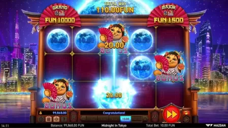 Midnight in Tokyo slot screenshot 4