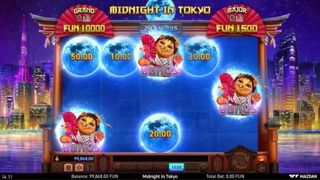 Midnight in Tokyo slot screenshot 3