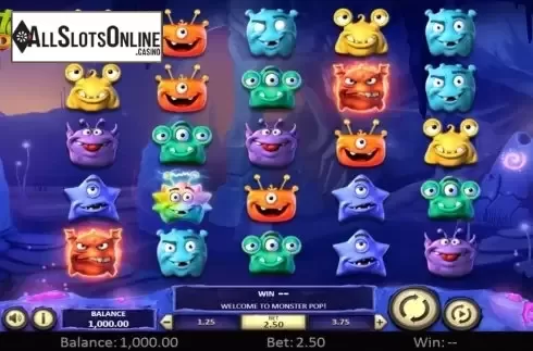 Reel Screen 1. Monster Pop (Betsoft) from Betsoft