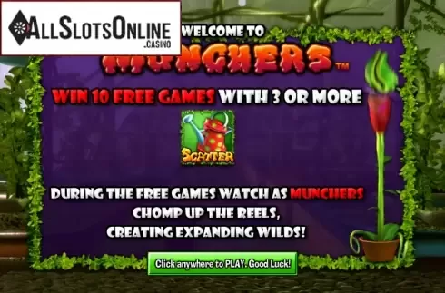 Game features. Munchers from NextGen